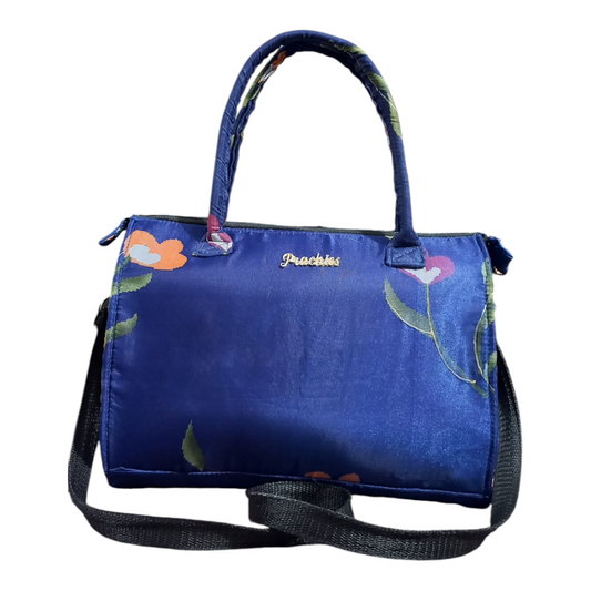 Blue Shine Duffle Handbags