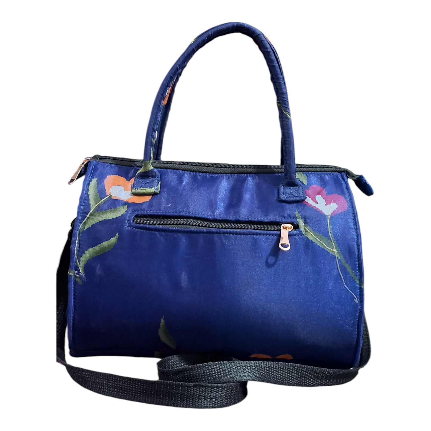 Blue Shine Duffle Handbags