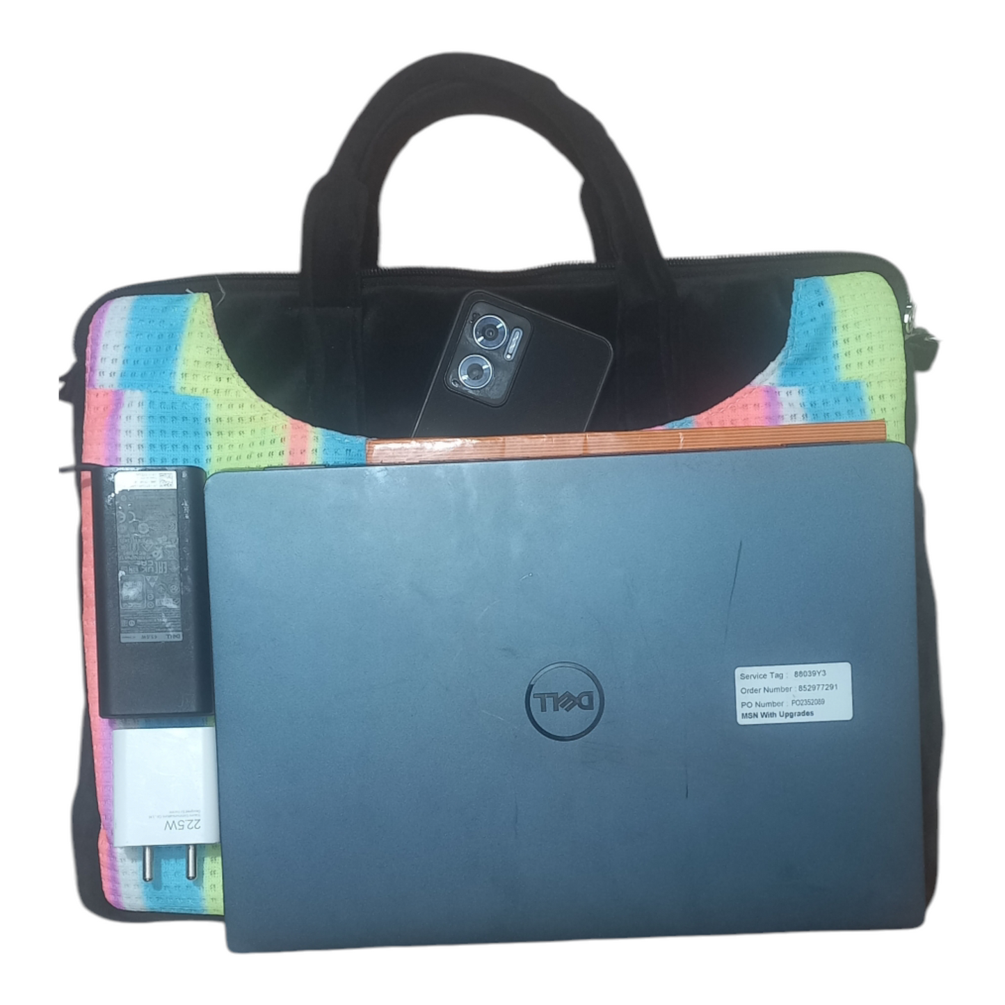 Multicolor Office Laptop Bag for Women