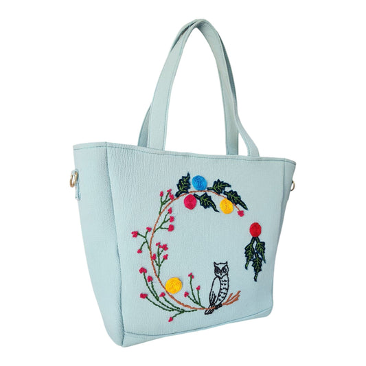 Owl and Floral Divine Handbags (Copy)
