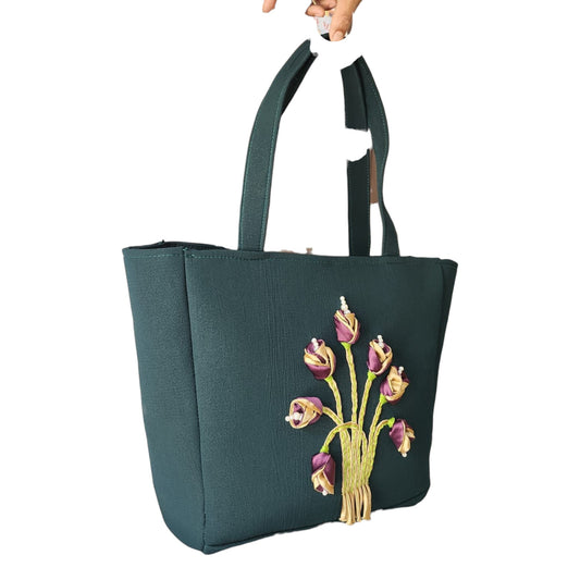 Floral Harmony Tote
