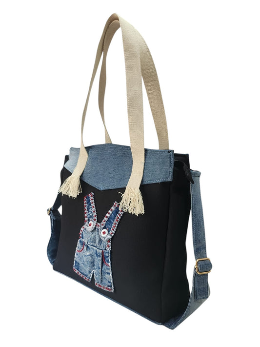 Classic Denim Utility Executive Tote