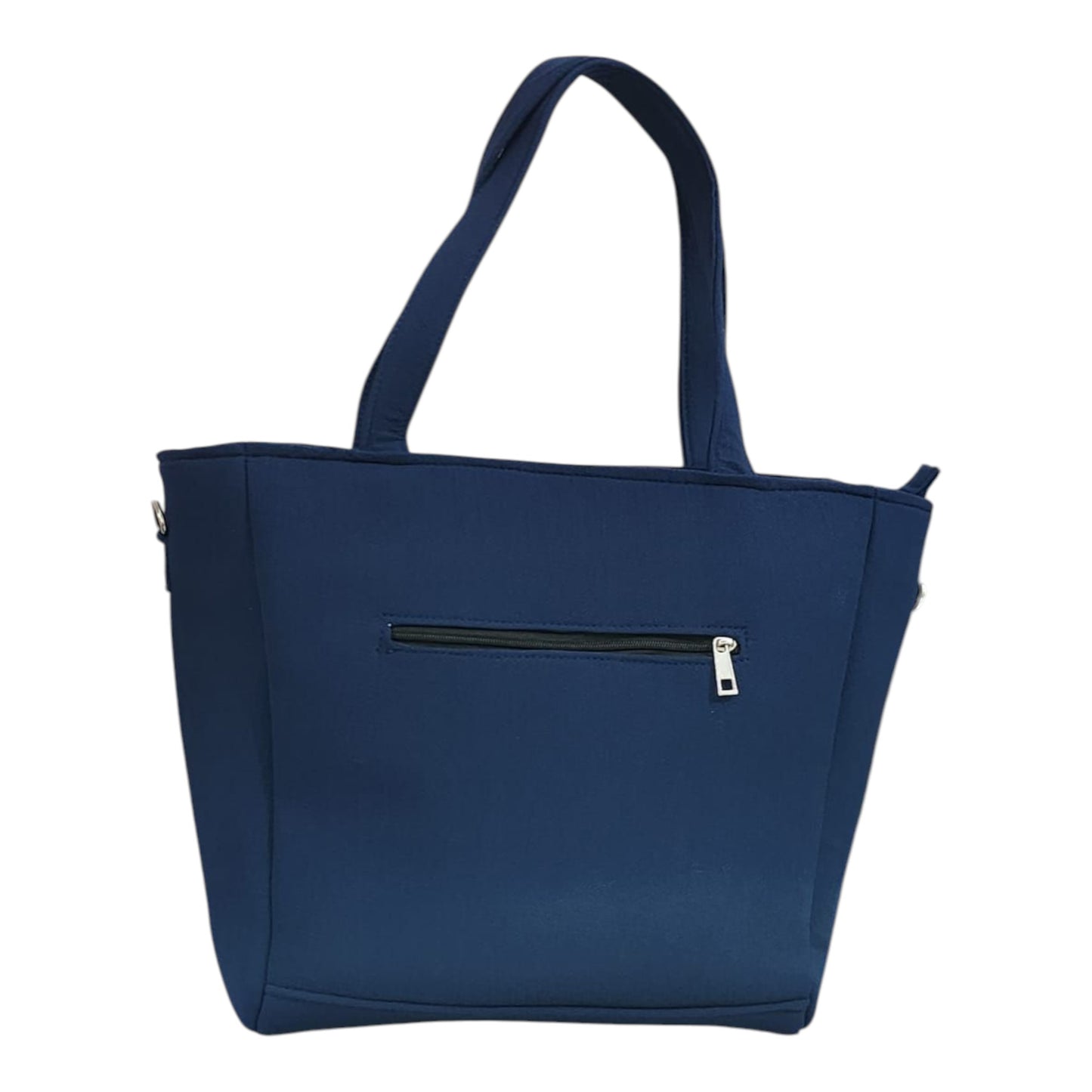 Owl and Floral Divine Blue Handbag