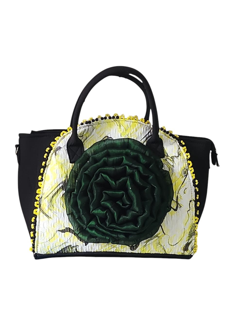 Floral Elegance Green Petal