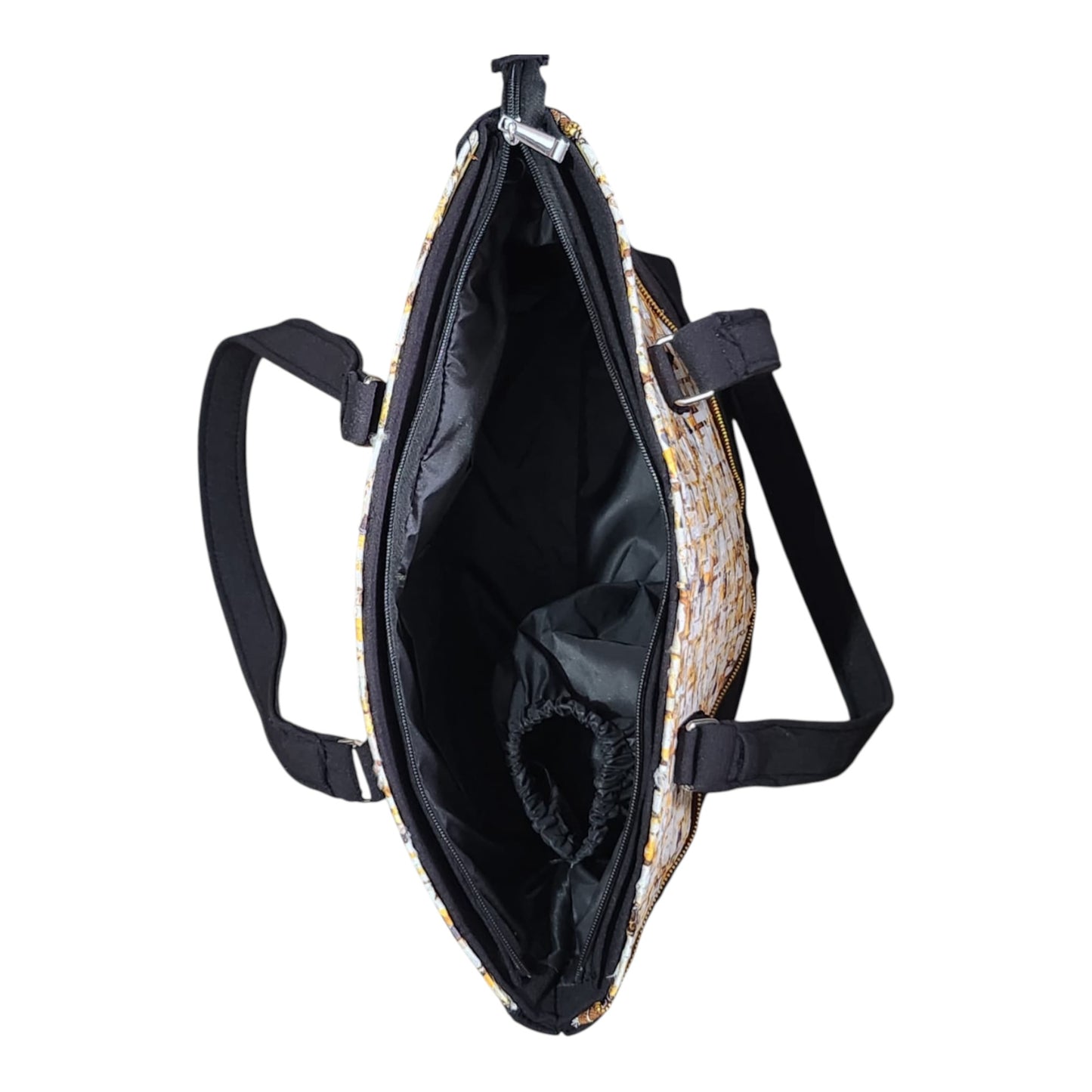 Geometry Theme Mesh Pattern Tote Handbag