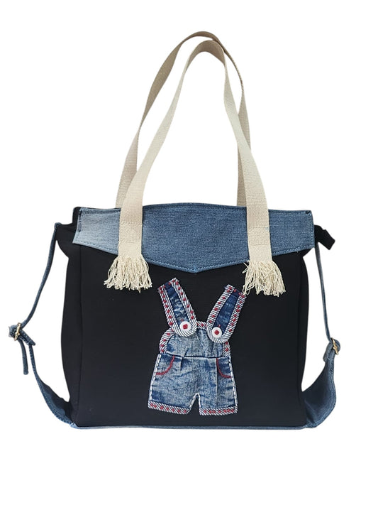 Classic Denim Utility Executive Tote