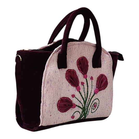 Blossom Red Dome Handbag