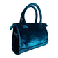 Azure Velvet Elegance Bag