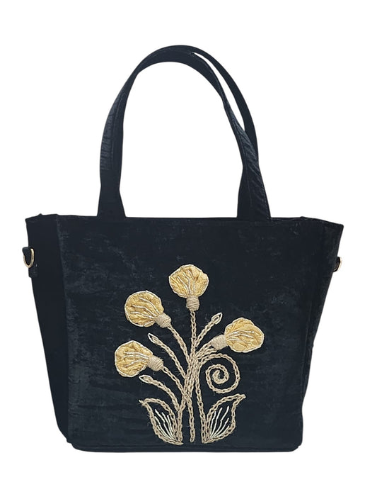 Embroidered Charm Yellow Floral