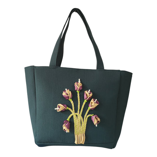 Floral Harmony Tote