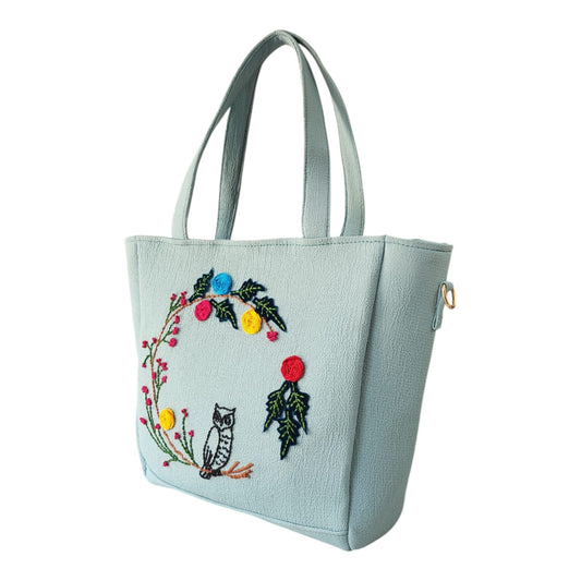 Owl and Floral Divine Handbags (Copy)