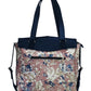 Azure Petal Black Executive Tote