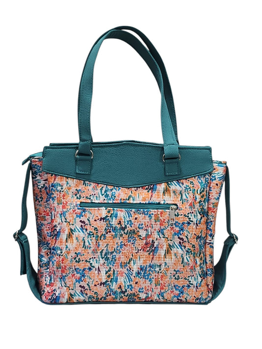 Azure Petal Blue Executive Tote