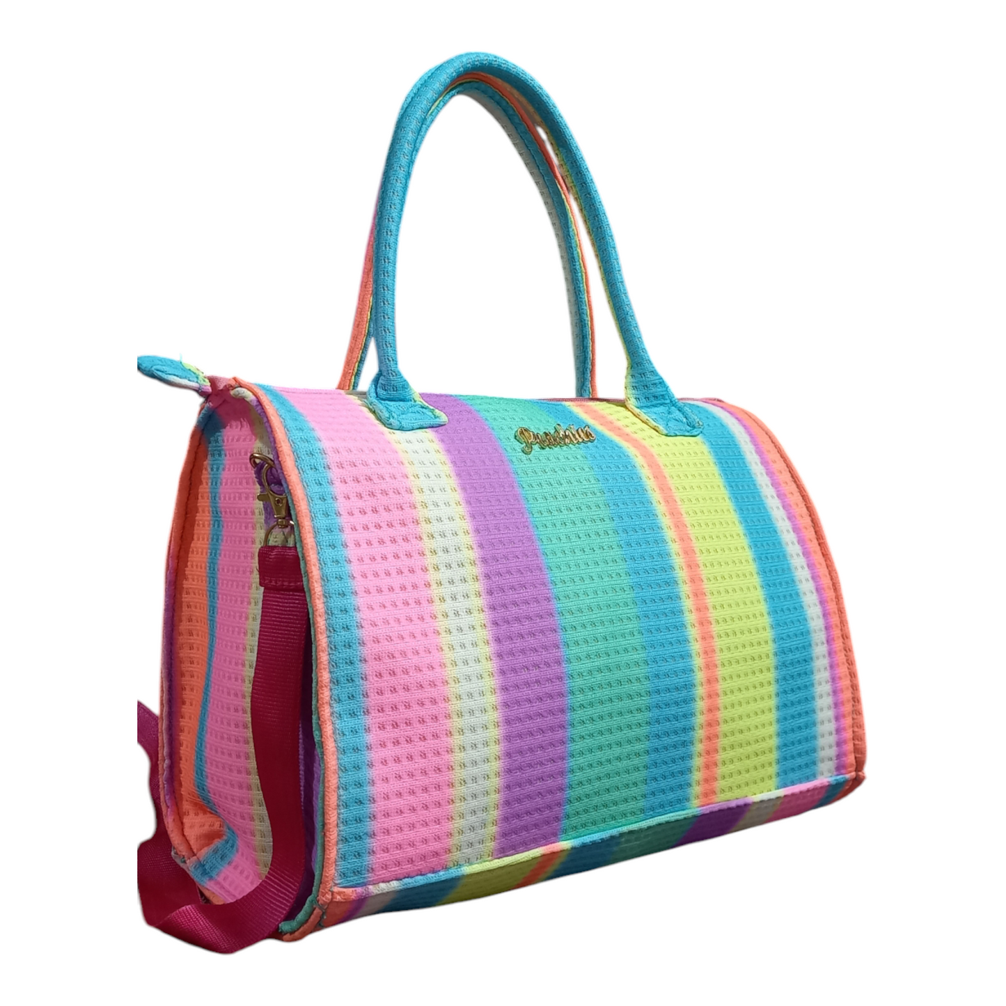 Rainbow Duffle Handbags