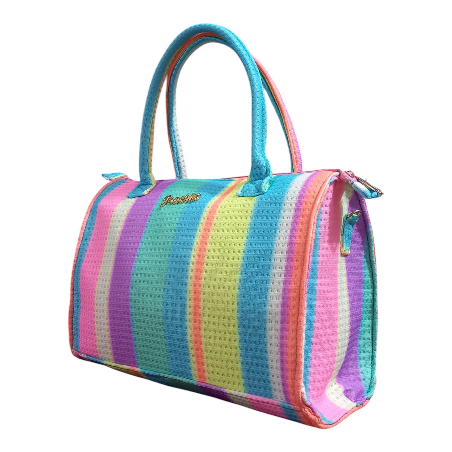 Rainbow Duffle Handbags