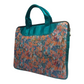 Floral Textured Slim Laptop Bag