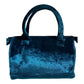 Azure Velvet Elegance Bag