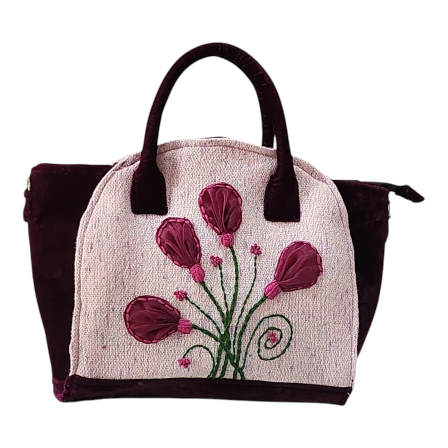 Blossom Red Dome Handbag