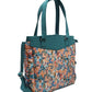 Azure Petal Blue Executive Tote