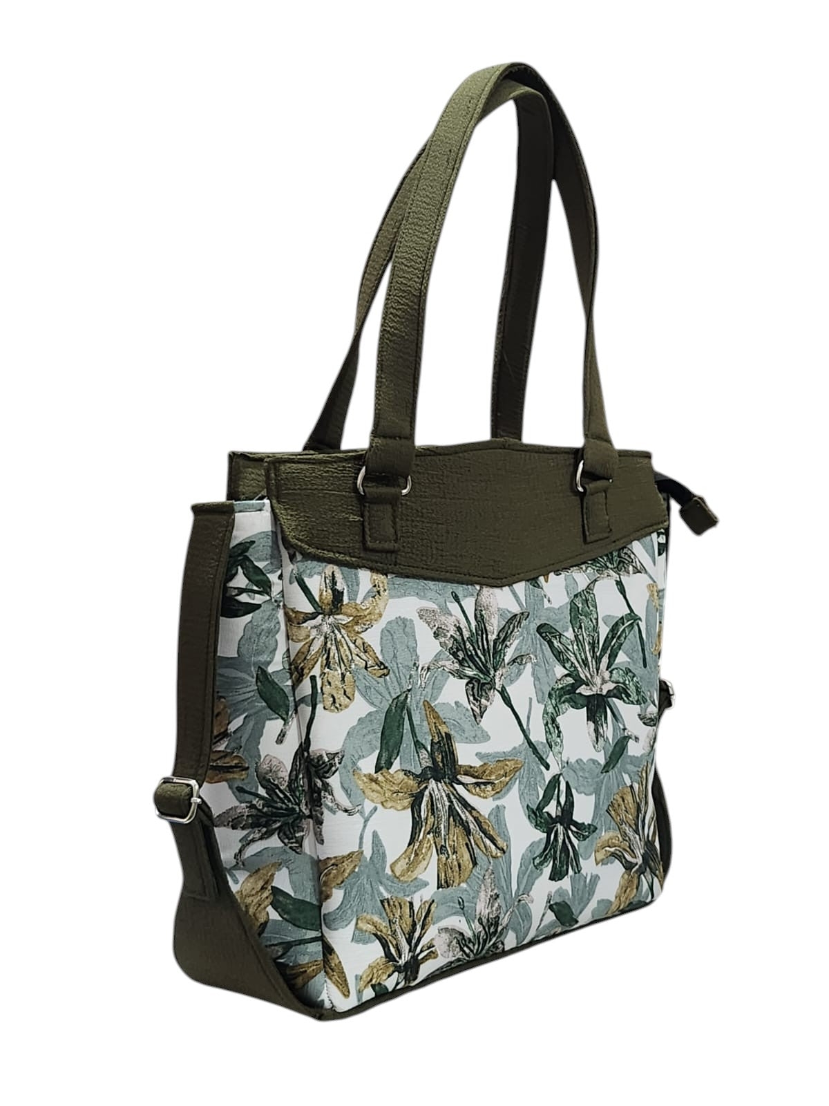 Blossom Breeze Green Executive Tote