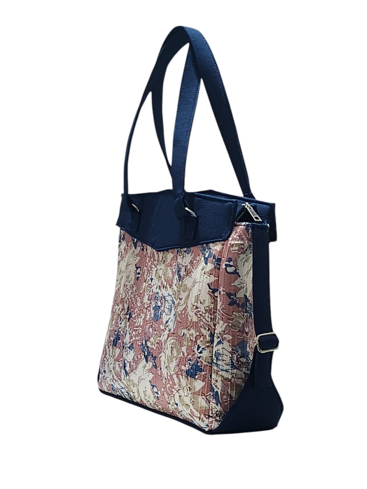 Azure Petal Black Executive Tote