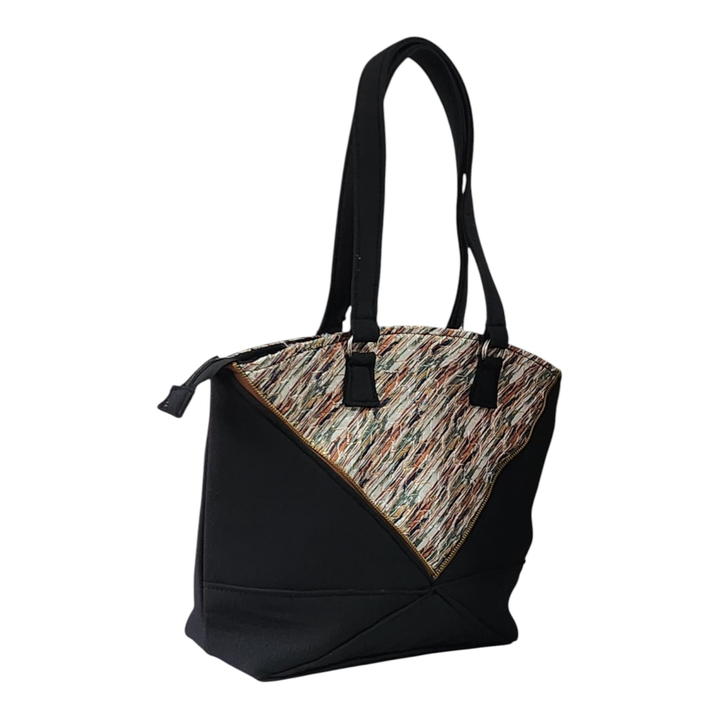 Geometry Theme Lining Texture Handbag