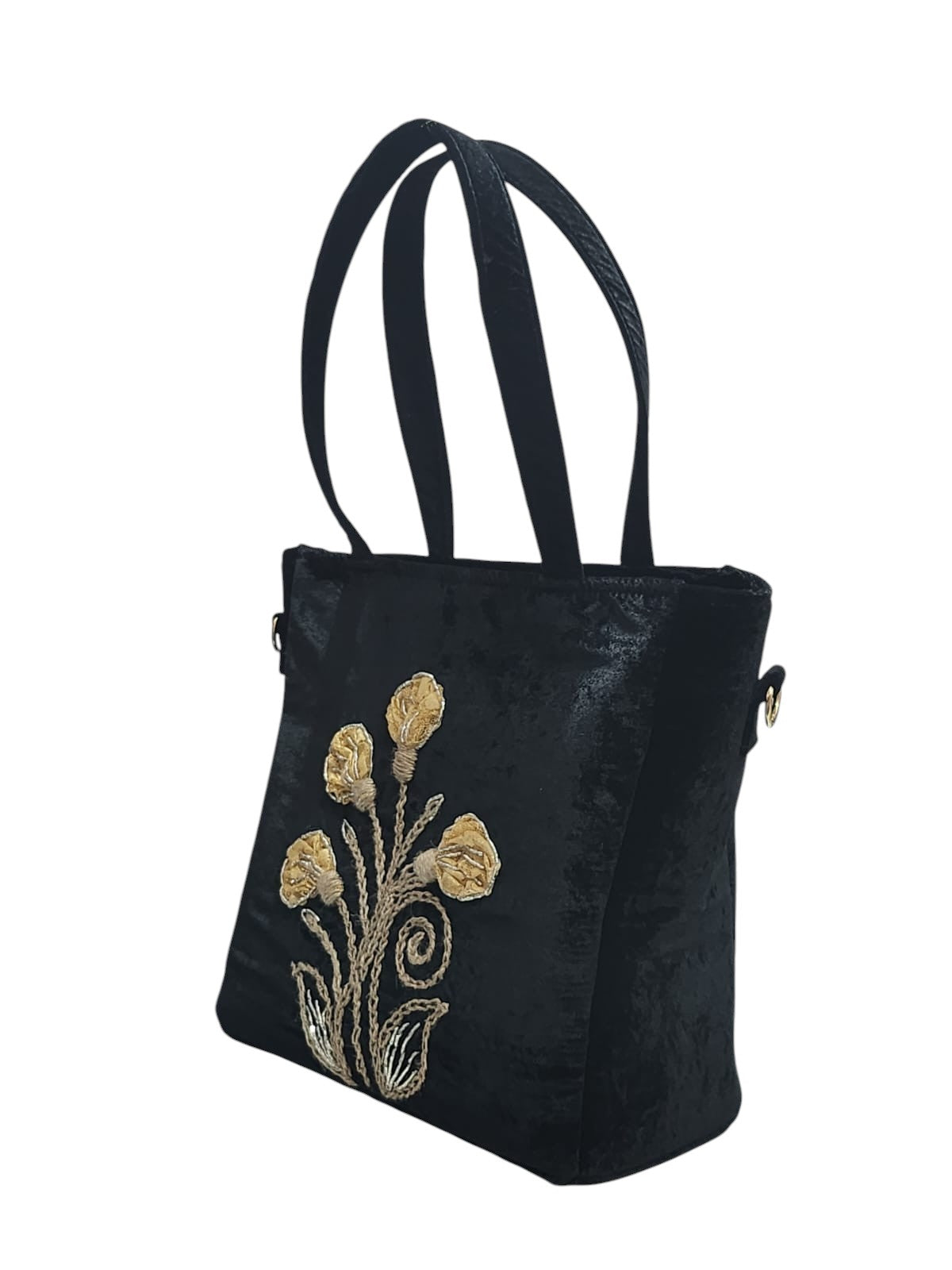 Embroidered Charm Yellow Floral