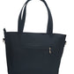 Blue Petal & Charcoal Bag