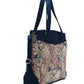 Azure Petal Black Executive Tote