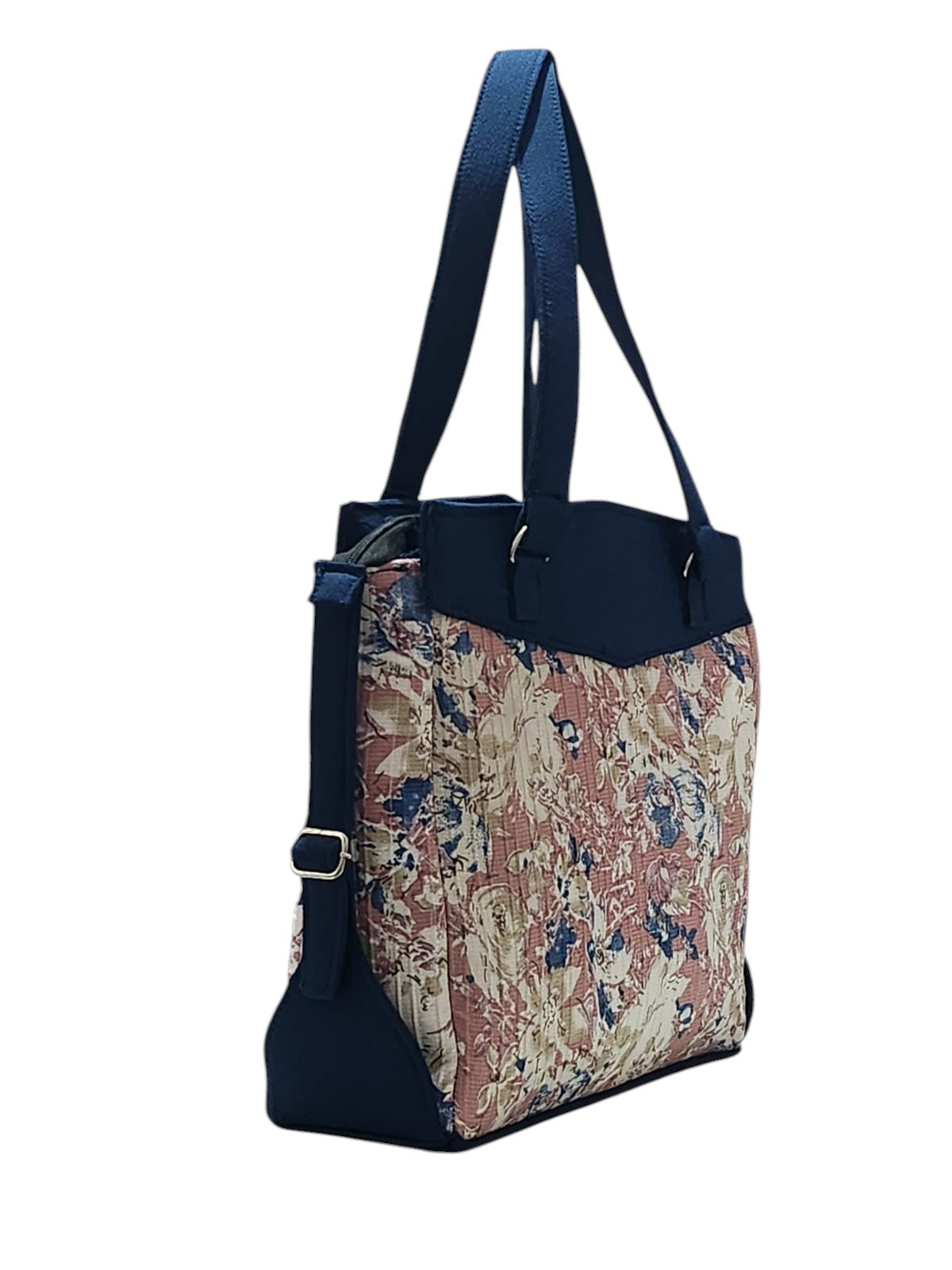 Azure Petal Black Executive Tote