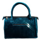 Azure Velvet Elegance Bag